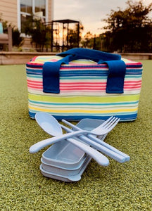 Wheat Straw Portable Cutlery - Travel Camping Cutlery Set