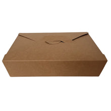 Load image into Gallery viewer, Paper Take Out Containers  - Kraft Lunch Meal Food Boxes (NK-02) - 200 pcs
