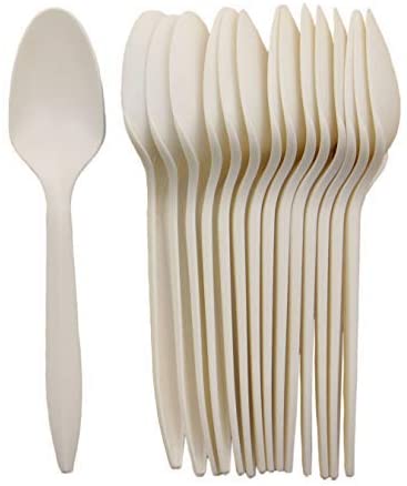 Spoon Eco-friendly 6 Plant Starch Disposable Cutlery,1000 Count Mediu –  ECOOH2